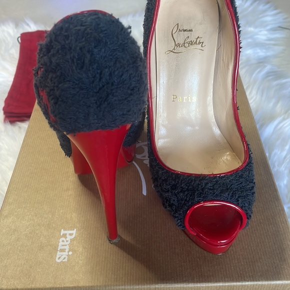Christian Louboutin Cloth Heels - Picture 10 of 14